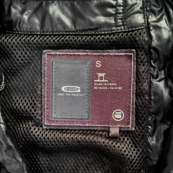 G-STAR Reflective Jacket, Lightweight, Black, Size Small - Picture 12 of 16